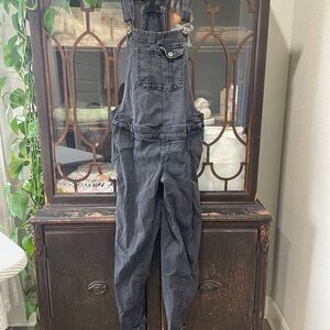 Indigo Blue Charcoal Denim Maternity Overalls
